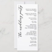 Typografie Laurel Wreath Monogram Wedding (Rückseite)