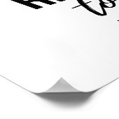 Typografie Leben 10 Prozent wie wir Poster (Ecke)