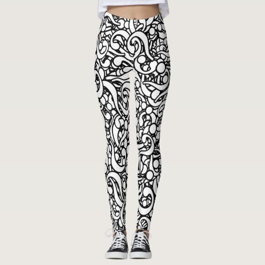 Typografie Leggings (Vorderseite)