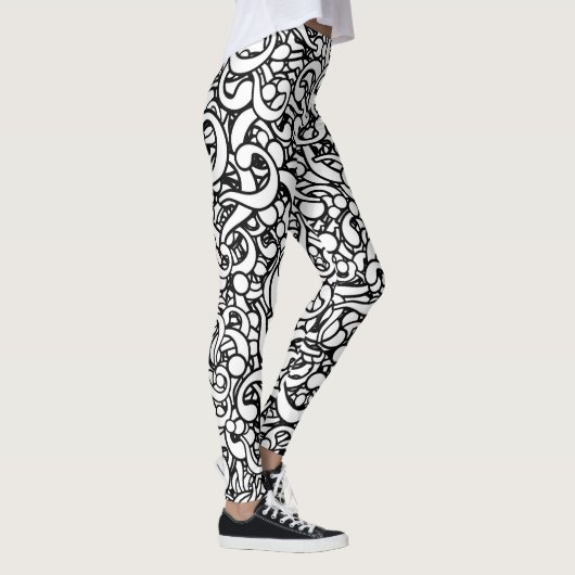 Typografie Leggings (Rechts)