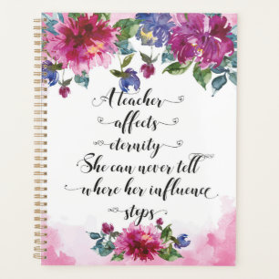 Typografie-Lehrer zurück zu Geschenken für das Sch Planer