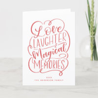 Typografie | Liebe Lachen Magische Erinnerungen