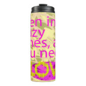 Typografie liebend Inspiration Thermosbecher (Vorderseite)