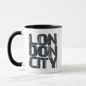 Typografie Londons, England Tasse (Links)