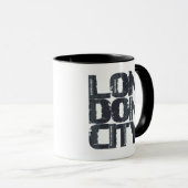 Typografie Londons, England Tasse (VorderseiteRechts)