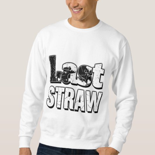 Typografie, lustige Typografie, inspirierende q Sweatshirt (Vorderseite)