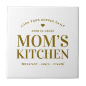 Typografie Mama's Kitchen Custom Fliese (Vorderseite)