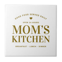 Typografie Mama's Kitchen Custom Fliese