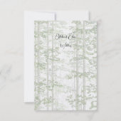 Typografie - Minimalistische Hochzeitseinladung Einladung (Rückseite)