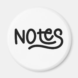 Typografie Minimalistischer Fettschrift Magnet