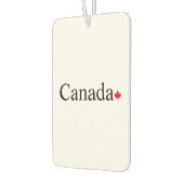 Typografie mit rotem Ahornblatt in Kanada Autolufterfrischer (Links)