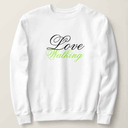 Typografie mit Script Sweatshirt (Design vorne)