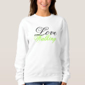 Typografie mit Script Sweatshirt (Vorderseite)