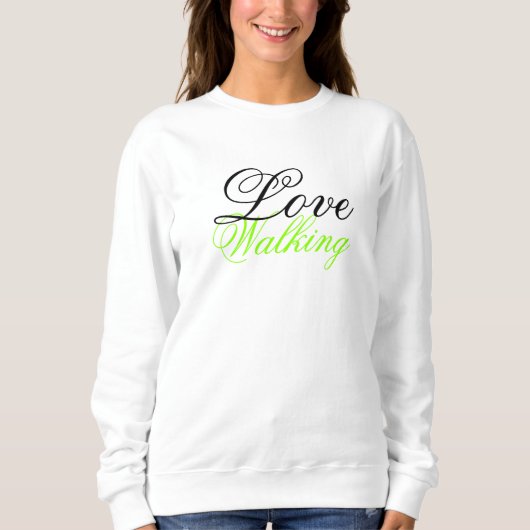 Typografie mit Script Sweatshirt (Vorderseite)