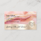 Typografie Mobile Notary Loan Signing Agent Flyer Visitenkarte (Rückseite)