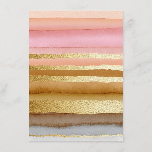 Typografie Modern Sunset QR Code Hochzeitsdetails Begleitkarte (Rückseite)