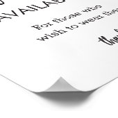 Typografie Moderne Handschrift Masken Zeichen Poster (Ecke)