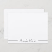 Typografie Moderne Minimalistische Vorlage Felt Ec (Vorne/Hinten)