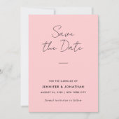 Typografie Moderne Vorlage Blush Pink Elegant (Vorderseite)