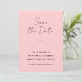 Typografie Moderne Vorlage Blush Pink Elegant (Stehend Vorderseite)