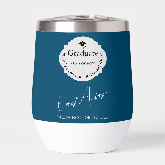 Typografie Moderner Eleganter Abschluss (Vorderseite)