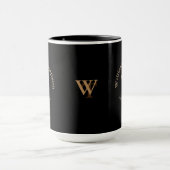 Typografie Monogramm - personalisiertes Logo schwa Tasse (Zentrum)