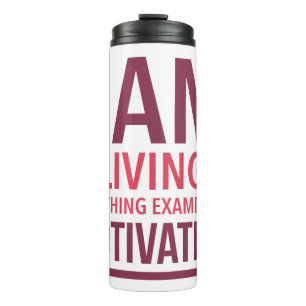 Typografie Motivations-Thermalbecher Thermosbecher