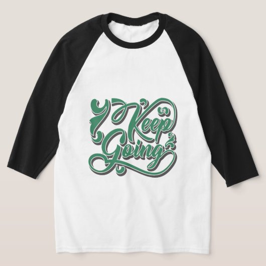 Typografie Motivationsdesign T-Shirt (Ablage )