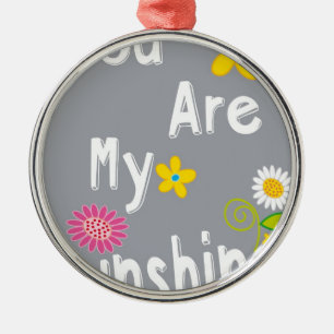 Typografie-motivierend Phrase - Grau Silbernes Ornament