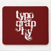 Typografie Mousepad (Vorne)
