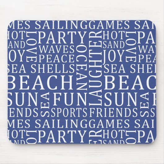 Typografie-Mousepad Mousepad (Vorne)