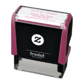 Typografie Nagelstudio Name Rücksendeadresse Telef Permastempel (Produkt)