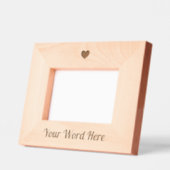 Typografie niedlicher benutzerdefinierter Textname Geätzte Rahmen (Links)