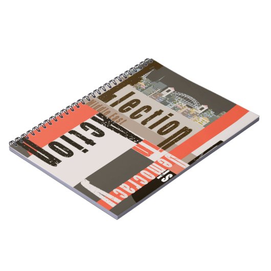 Typografie Notizblock (Linke Seite)