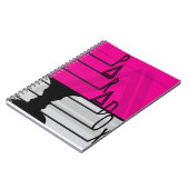 Typografie Notizblock (Linke Seite)