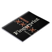 Typografie Notizblock (Linke Seite)