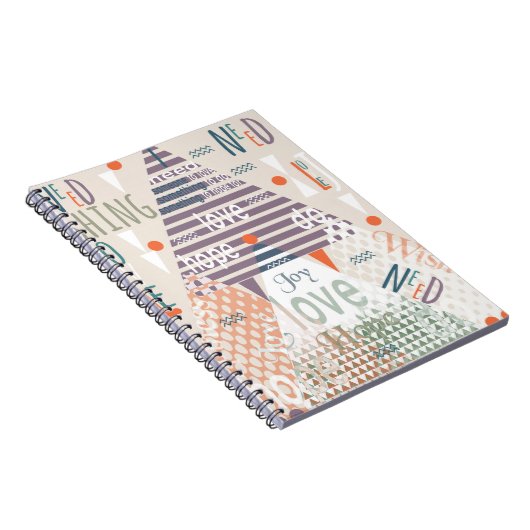 Typografie Notizblock (Rechte Seite)