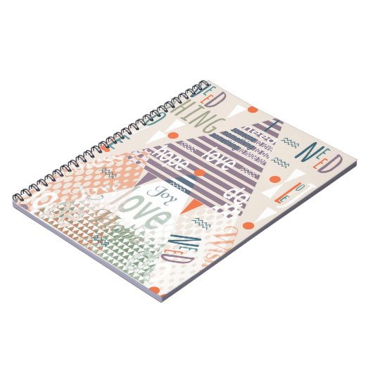 Typografie Notizblock (Linke Seite)