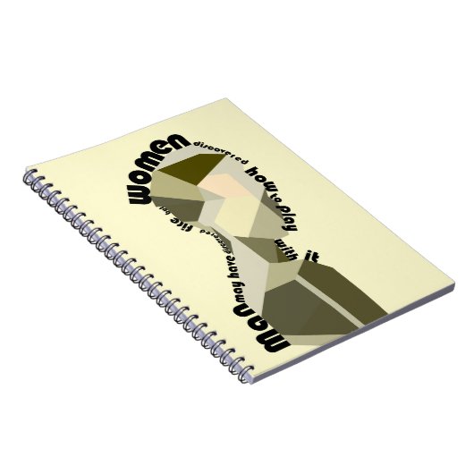 Typografie Notizblock (Rechte Seite)