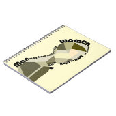 Typografie Notizblock (Linke Seite)