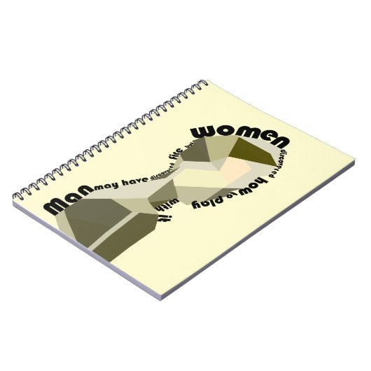 Typografie Notizblock (Linke Seite)