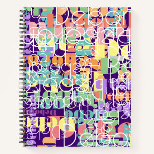Typografie Notizblock
