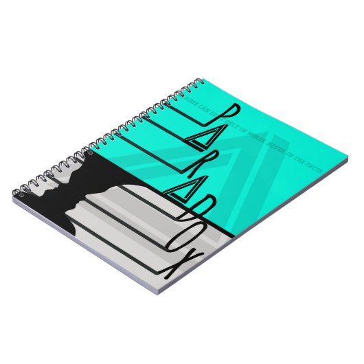 Typografie Notizblock (Linke Seite)