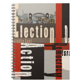 Typografie Notizblock