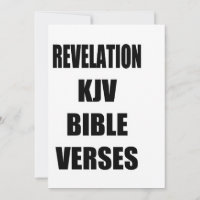 Typografie "Offenbarung KJV Bibelversen"