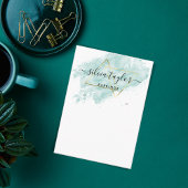 Typografie Ohrringe zeigen Inhaber Juwelengeschäft Visitenkarte