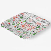 Typografie Pappteller (Gewinkelt)