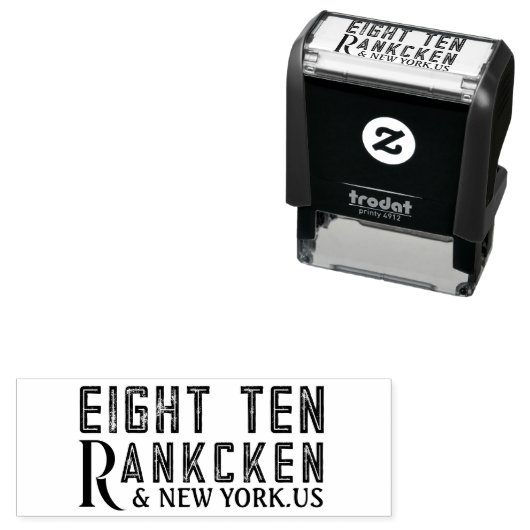 Typografie Permastempel (Beispiel)