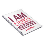 Typografie Personalisiert-Notebook Notizblock (Rechte Seite)