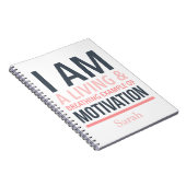 Typografie Personalisiert-Notebook Notizblock (Rechte Seite)